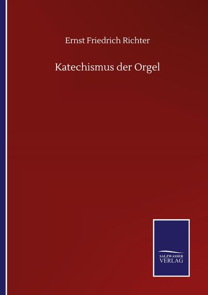 Produktbild: Katechismus der Orgel