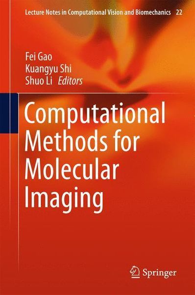 Produktbild: Computational Methods for Molecular Imaging