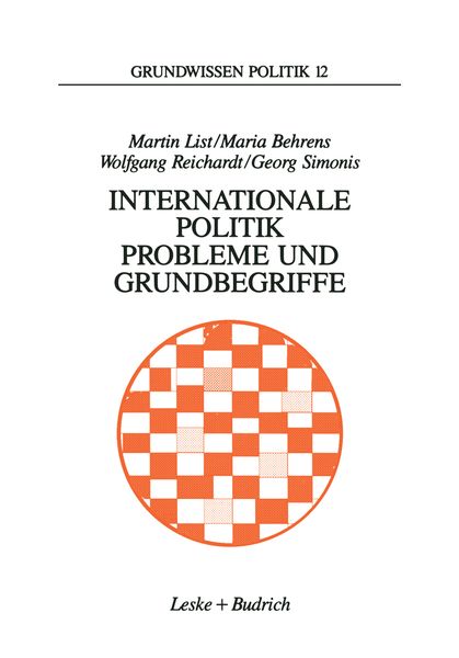 Produktbild: Internationale Politik. Probleme und Grundbegriffe