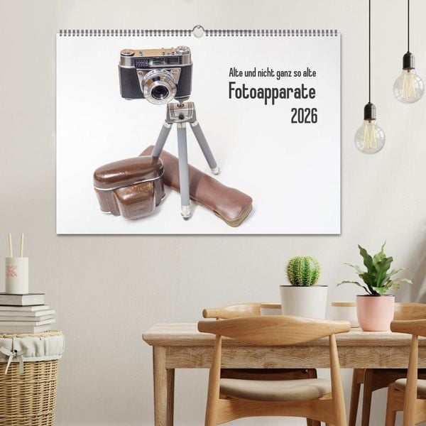 Produktbild: Alte und nicht ganz so alte Fotoapparate (Wandkalender 2026 DIN A2 quer), CALVENDO Monatskalender
