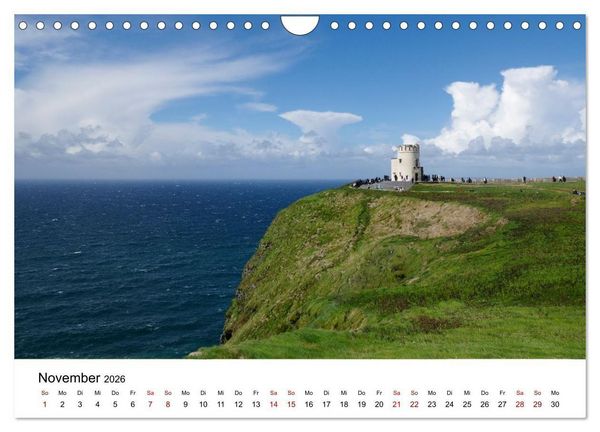Produktbild: Irland &ndash; Magische Orte zwischen Meer und Geschichte (Wandkalender 2026 DIN A4 quer), CALVENDO Monatskalender