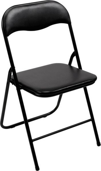 Produktbild: Perel folding chair padded Camping Stuhl Schwarz FP168B