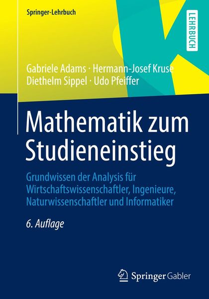 Produktbild: Mathematik zum Studieneinstieg