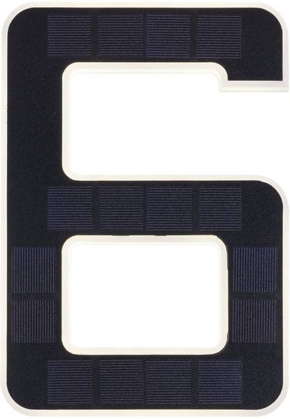 Produktbild: Paulmann 79847 Solar-Hausnummernleuchte 0.20W Warmwei&szlig; Schwarz