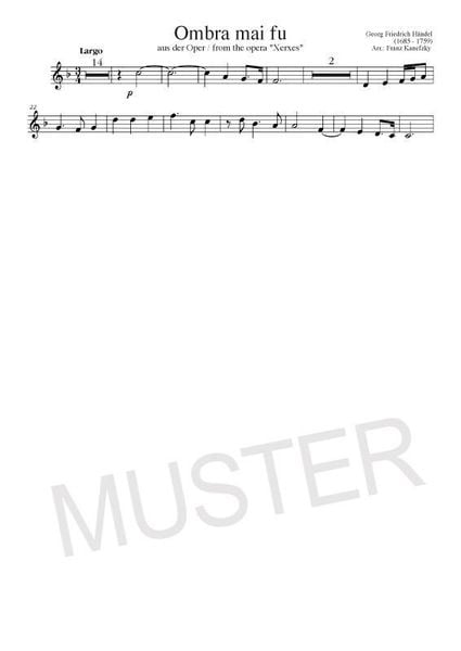 Alte Meister für Horn in F und Klavier/Orgel