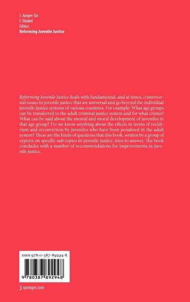 Produktbild: Reforming Juvenile Justice