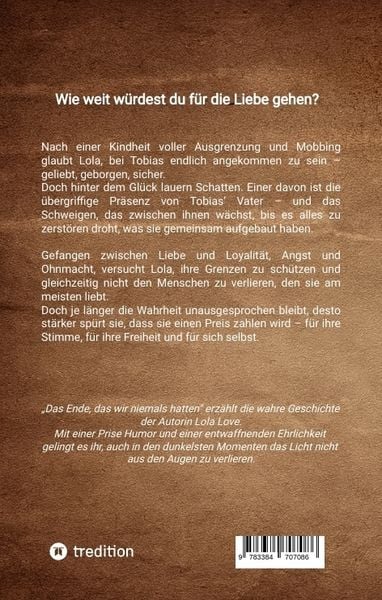 Produktbild: Das Ende, das wir niemals hatten