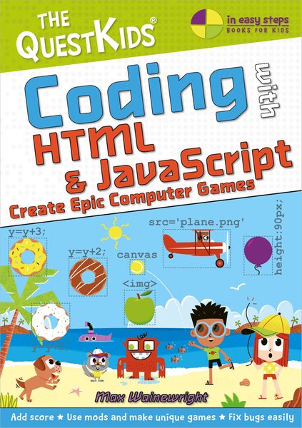 Produktbild: Coding with HTML & JavaScript - Create Epic Computer Games
