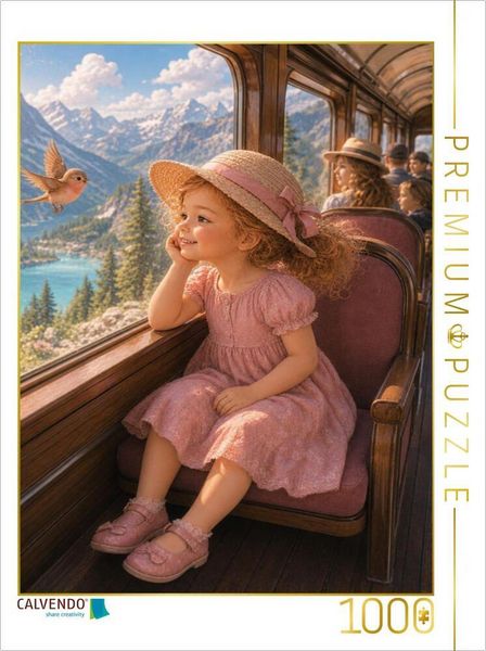 CALVENDO Puzzle Zauberfahrt ins Alpenland | 1000 Teile Lege-Größe 64 × 48 cm Foto-Puzzle für glückliche Stunden