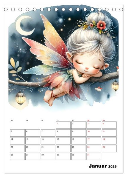 Produktbild: Schlummernde Magie (Tischkalender 2026 DIN A5 hoch), CALVENDO Monatskalender