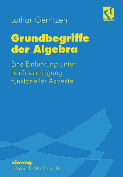 Produktbild: Grundbegriffe der Algebra