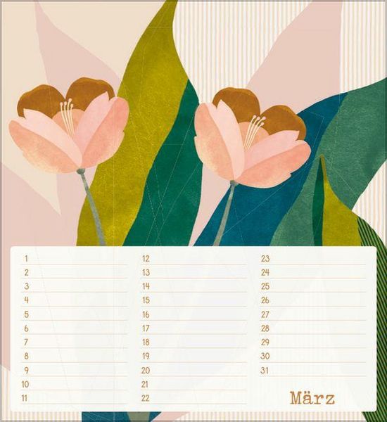 Produktbild: Geburtstagskalender Bloom