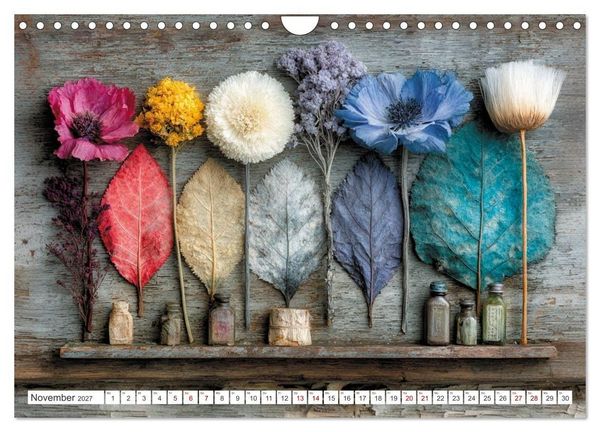 Produktbild: Blumen und Bl&auml;tter sind das sanfte L&auml;cheln der Natur. (Wandkalender 2027 DIN A4 quer), CALVENDO Monatskalender