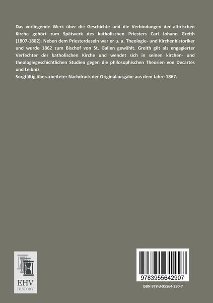 Produktbild: Geschichte der altirischen Kirche und ihrer Verbindung mit Rom, Gallien und Alem
