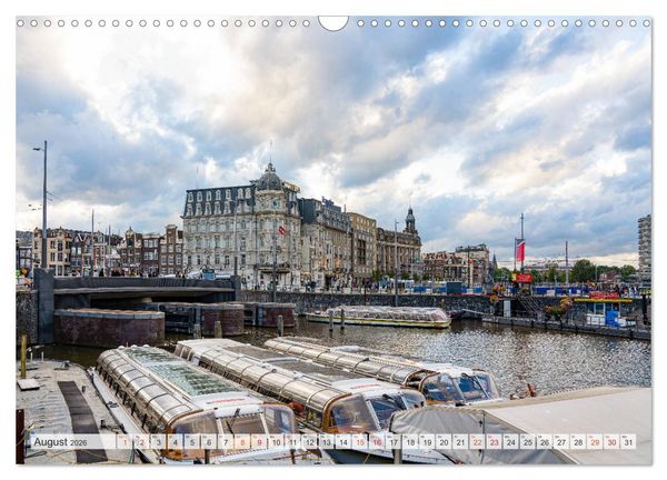 Produktbild: Amsterdam - Hauptstadt der Niederlande (Wandkalender 2026 DIN A3 quer), CALVENDO Monatskalender