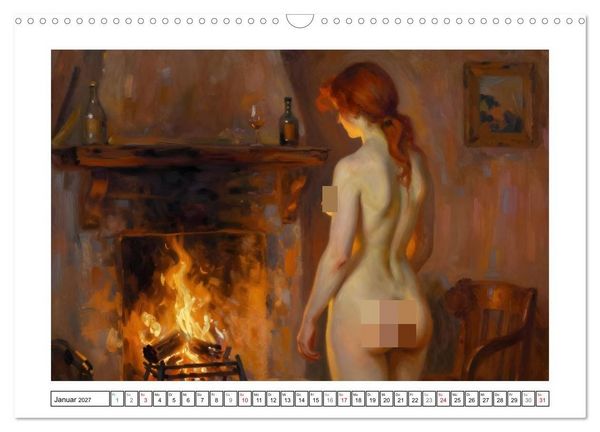 Produktbild: Sch&ouml;nheit ohne Schleier - Impressionismus (Wandkalender 2027 DIN A3 quer), CALVENDO Monatskalender