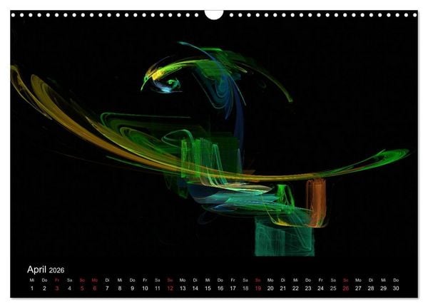 Produktbild: Wunderbare Welt der Farben 2026 (Wandkalender 2026 DIN A3 quer), CALVENDO Monatskalender