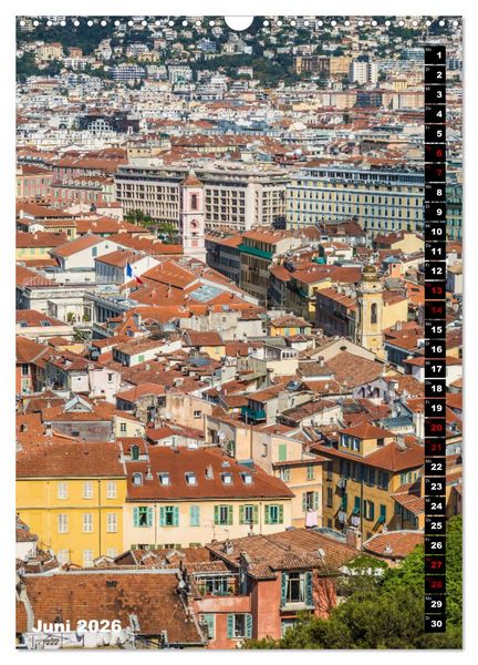 Produktbild: Idyllisches Nizza (Wandkalender 2026 DIN A3 hoch), CALVENDO Monatskalender
