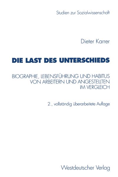 Produktbild: Die Last des Unterschieds