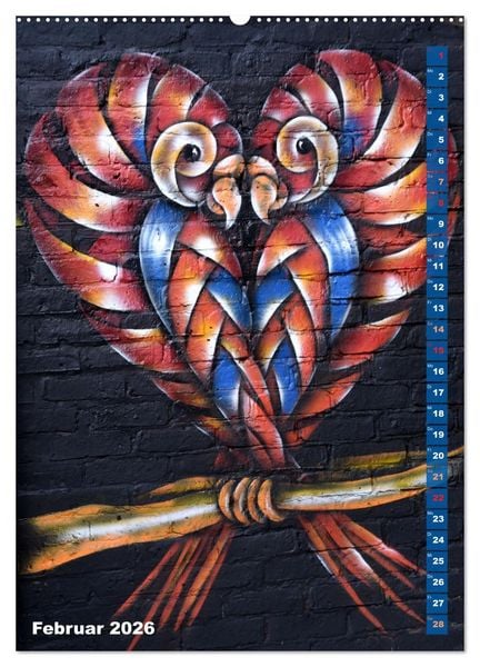 Produktbild: London - Hotspot der Street Art (Wandkalender 2026 DIN A2 hoch), CALVENDO Monatskalender