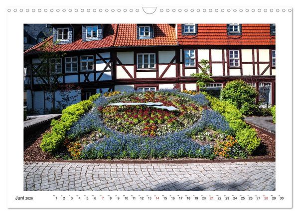 Produktbild: Wernigerode - Die Fachwerkstadt im Harz (Wandkalender 2026 DIN A3 quer), CALVENDO Monatskalender