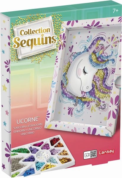 Produktbild: Lansay - Paillettenkunst Einhorn