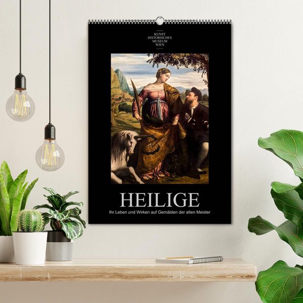 Produktbild: Heilige - Ihr Leben und Wirken auf Gem&auml;lden der alten Meister (Wandkalender 2026 DIN A2 hoch), CALVENDO Monatskalender