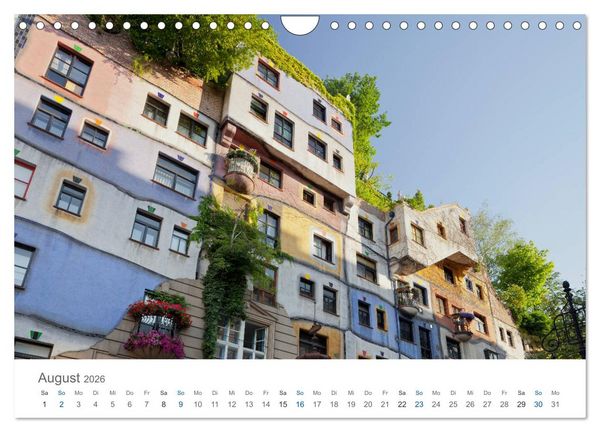 Produktbild: Traumhaftes Wien 2026 (Wandkalender 2026 DIN A4 quer), CALVENDO Monatskalender