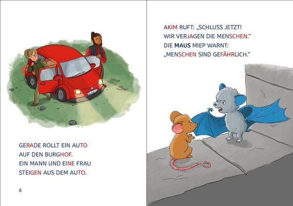 Produktbild: Lesel&ouml;wen 1. Klasse - Fledermaus im Anflug (Gro&szlig;buchstabenausgabe)