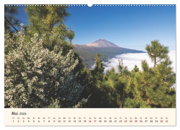 Produktbild: Teneriffa in Bildern (hochwertiger Premium Wandkalender 2026 DIN A2 quer), Kunstdruck in Hochglanz