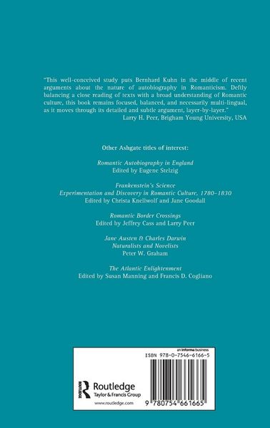 Produktbild: Autobiography and Natural Science in the Age of Romanticism