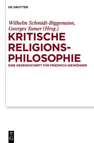 Produktbild: Kritische Religionsphilosophie
