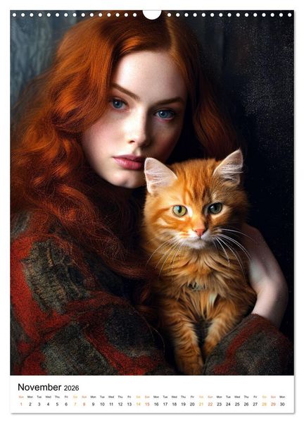 Produktbild: Purrrfect Companions (Wall Calendar 2026 DIN A3 portrait), CALVENDO 12 Month Wall Calendar