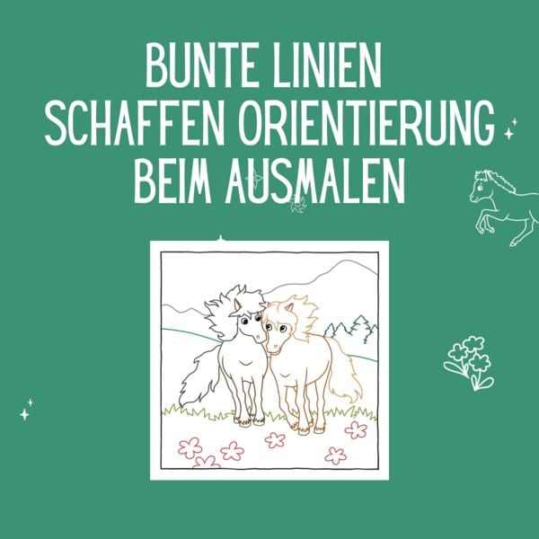 Produktbild: Zauberpapier Malbuch Pferde