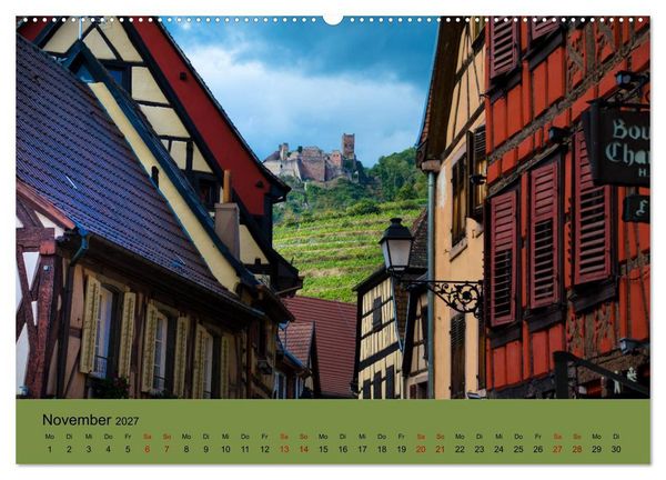 Produktbild: Die Weinsta&szlig;e im Elsass (Wandkalender 2027 DIN A2 quer), CALVENDO Monatskalender