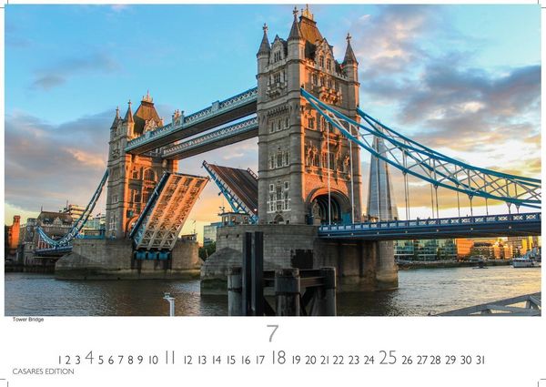 Produktbild: London Kalender 2027 &ndash; Wandkalender | Fotokalender England 35x50cm Grosses Format - Hochwertiger . mit Ansichten von Londons ikonischen Sehensw&uuml;rdigkeiten