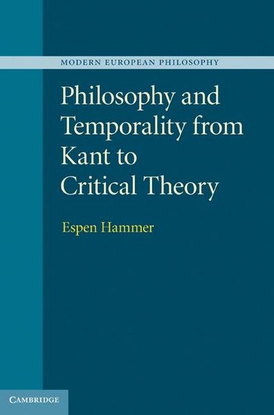 Produktbild: Philosophy and Temporality from Kant to Critical Theory