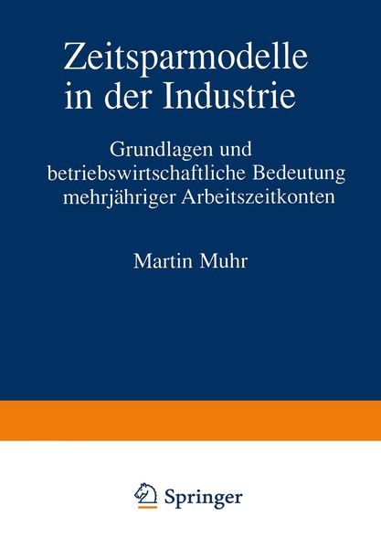 Produktbild: Zeitsparmodelle in der Industrie
