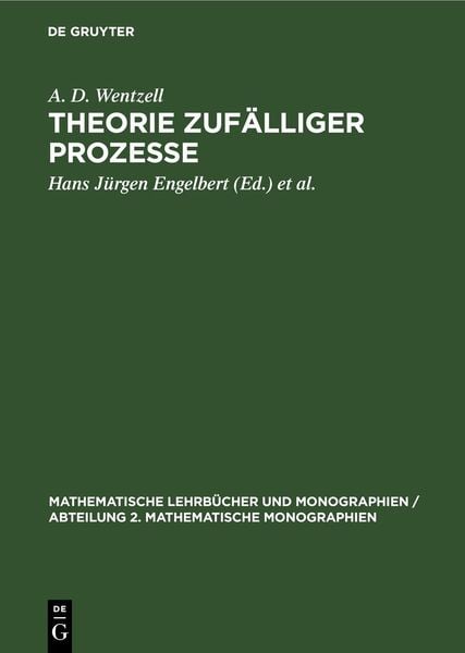 Produktbild: Theorie zuf&auml;lliger Prozesse
