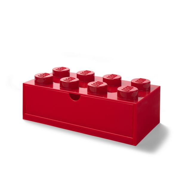 Produktbild: LEGO&reg; Schubladenelement 8 Noppen Rot