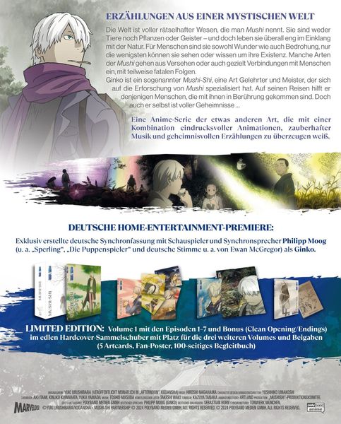 Produktbild: Mushi-Shi - Volume 1 LTD. - Mit Hardcover-Sammelschuber
