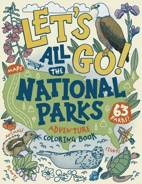 Produktbild: Let's Go! All the National Parks Adventure Coloring Book