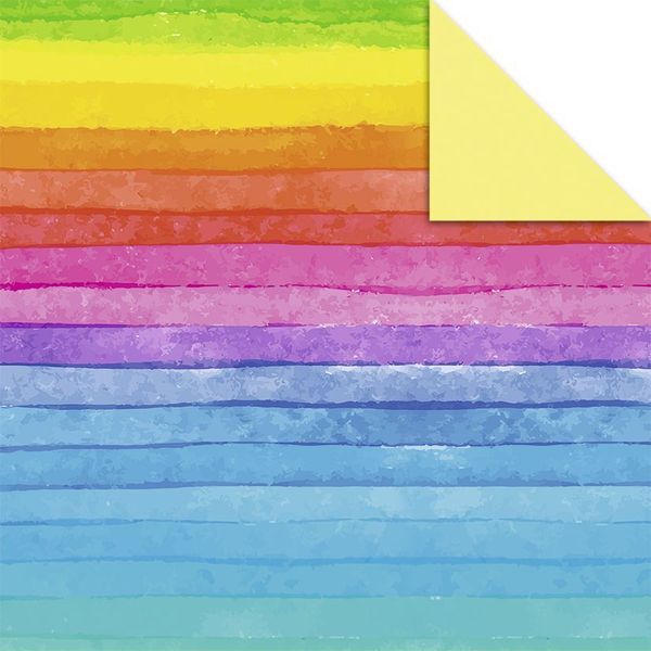 Produktbild: Faltbl&auml;tter "Regenbogen", 15 x 15 cm