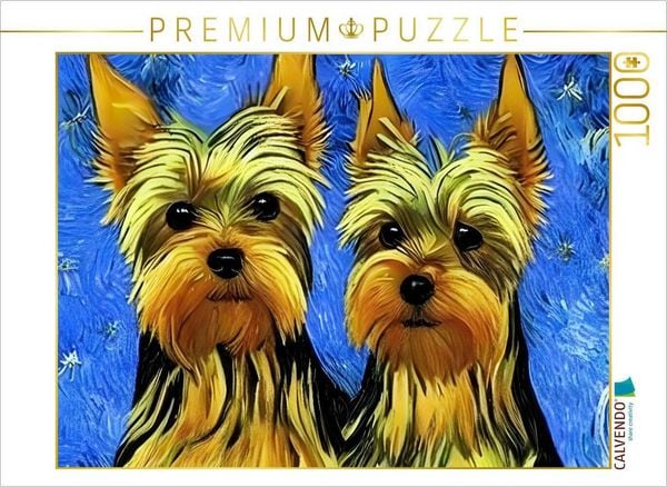 CALVENDO Puzzle Yorkshire Terrier | 1000 Teile Lege-Größe 64x48cm Foto-Puzzle für glückliche Stunden