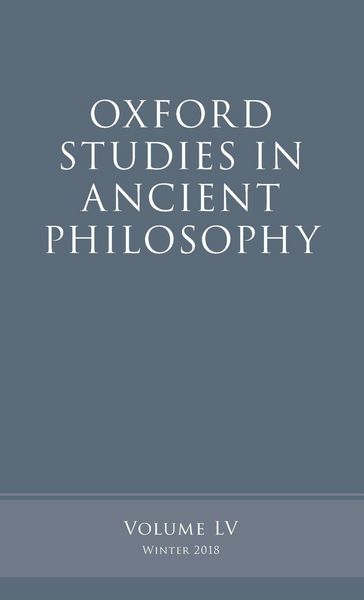 Produktbild: Oxford Studies in Ancient Philosophy, Volume 55