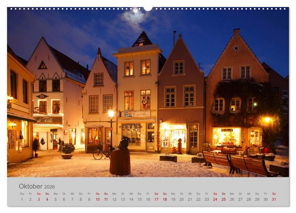 Produktbild: Hansestadt Bremen (hochwertiger Premium Wandkalender 2026 DIN A2 quer), Kunstdruck in Hochglanz