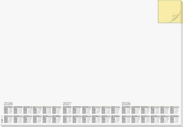 Sigel H6490 Schreibunterlage Papier blanko (B x H) 59.50cm x 41cm 2026, 2027, 2028 30 Blatt