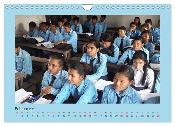 Produktbild: Kalender der Nepal Kinderhilfe e.V. (Wandkalender 2026 DIN A4 quer), CALVENDO Monatskalender