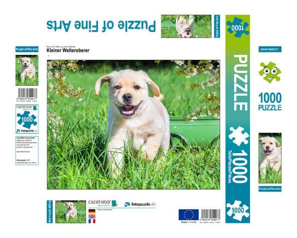 Produktbild: CALVENDO Puzzle Kleiner Welteroberer | 1000 Teile Lege-Gr&ouml;&szlig;e 64x48cm Foto-Puzzle f&uuml;r gl&uuml;ckliche Stunden