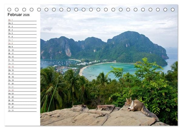 Produktbild: Thailand - Ein bezauberndes K&ouml;nigreich (Tischkalender 2026 DIN A5 quer), CALVENDO Monatskalender